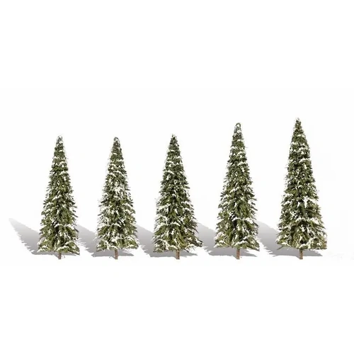 Woodland Scenics 2In - 3 1/2In Snow Dusted 5/Pk