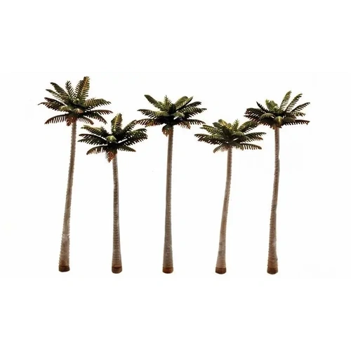 Woodland Scenics 4 3/4In - 5 1/4In Lg Palm Tree 5/Pk *