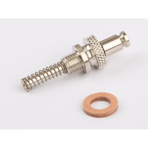 Wilesco 01513 Spring Loaded Safety Valve. Screw M6 X 0.75 Fine Thread. Nicke