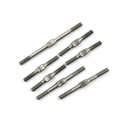 Yeah Racing Silver Titanium Turnbuckles 7Pcs for Xpress Arrow AT1