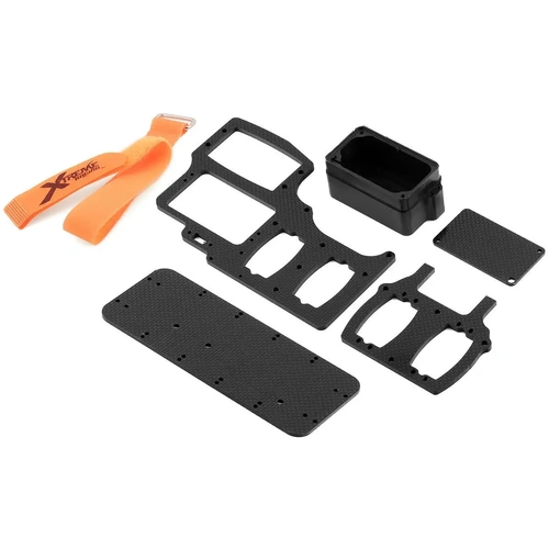 Xtreme Racing Losi 5IVE-T 2.0 Carbon Fiber Dual Standard Servo Throttle Tray Kit