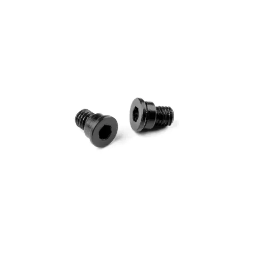 XRAY X4 TOP DECK HEX SCREW M3x5.5 - HUDY SPRING STEEL™ (2) - XY301158