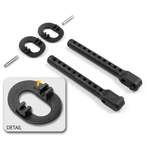 XRAY REAR BODY MOUNT SET PLUS1MM HEIGH - XY301333