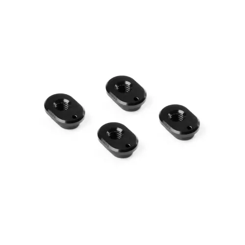 XRAY X4 ALU CASTER BUSHING FRONT 3° / REAR 0.5° - 1 DOT (4)
