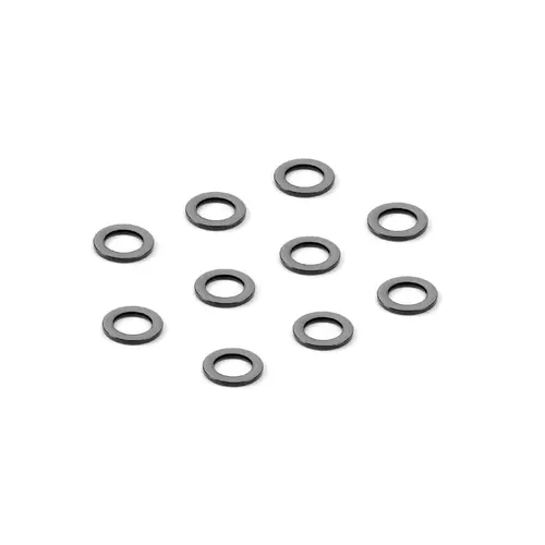 XRAY Aluminium Shim 3x5x0.5MM Black 10Pcs - XY303142-K