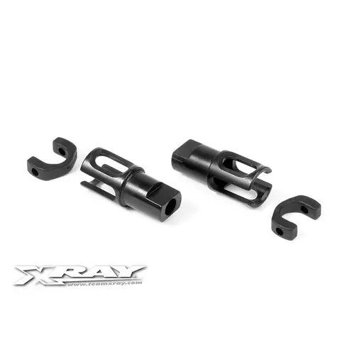 XRAY STEEL SOLID AXLE DRIVESHAFT ADAPTERS - XY305137
