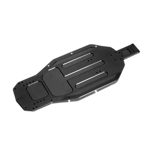 XRAY XB2 ALU CHASSIS WITH BENT SIDES - SWISS 7075 T6 (2.5MM) - LONG - XY321108