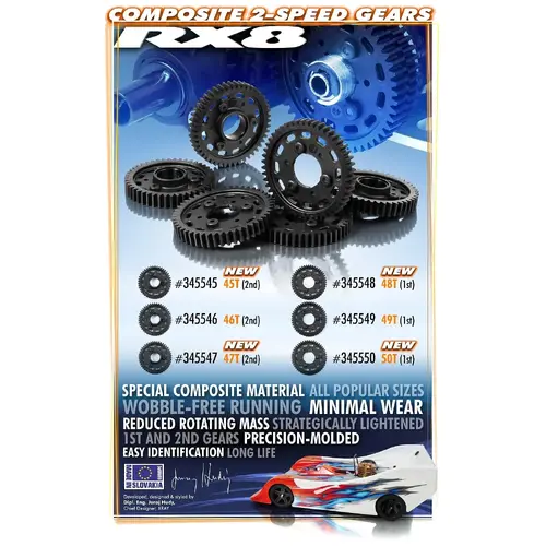 XRAY COMPOSITE 2-SPEED GEAR 48T 1S - XY345548