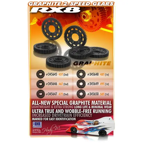 XRAY GRAPHITE 2-SPEED GEAR 48T 1ST - XY345648