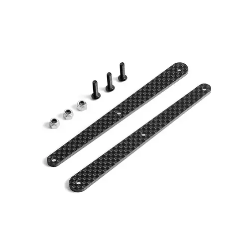 XRAY XB8 GRAPHITE BRACE FOR REAR COMPOSITE BRACE - SET - XY353280