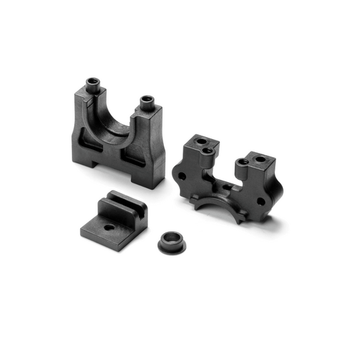 XRAY CENTER DIFF MOUNTING PLATE SET - HIGHER - GRAPHITE
