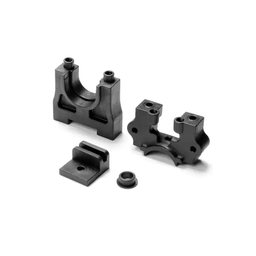 XRAY CENTER DIFF MOUNTING PLATE SET - HIGHER - GRAPHITE