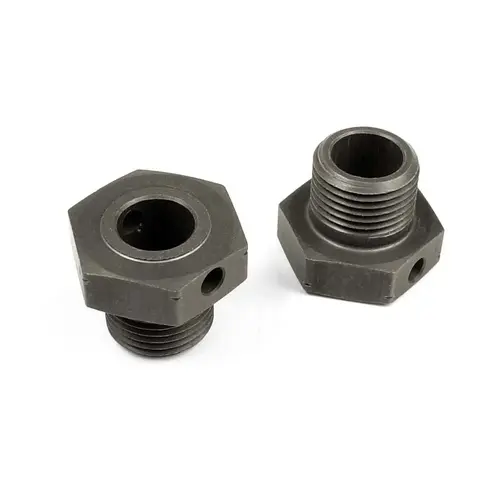 XRAY ALU WHEEL AXLE OFFSET PLUS 1MM - HARD COATED 2PCS - XY355251