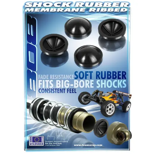 XRAY XB808 SHOCK RUBBER MEMBRANE RI - XY358083