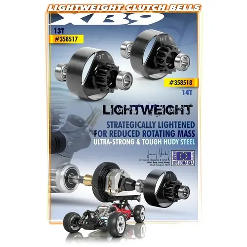 XRAY CLUTCH BELL 13T - LIGHTWEIGHT - XY358517