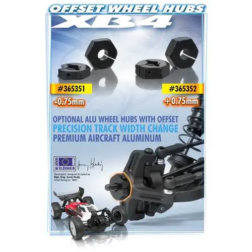 XRAY ALU WHEEL HUB 14MM - OFFSET - XY365351