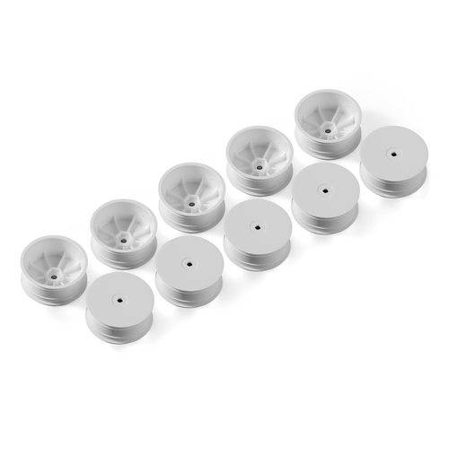 XRAY 4WD Front Wheel Aerodisk With 12MM Hex IFMAR White Hard 10Pcs - XY369902-H