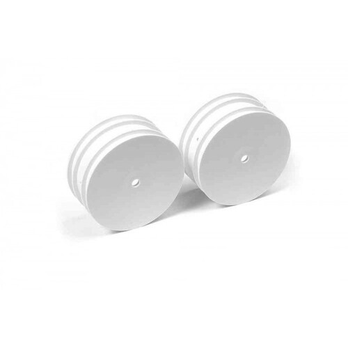 XRAY 4WD Front Wheel Aerodisk With 12MM Hex IFMAR White Hard 2Pcs - XY369912-H