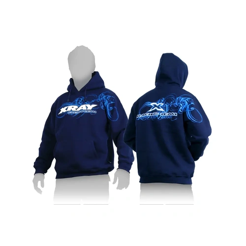 XRAY SWEATER HOODED - BLUE (S) - XY395500S