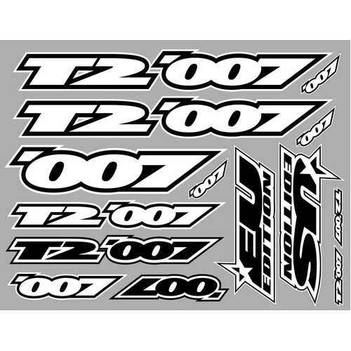 XRAY T2007 STICKER FOR BODY - - XY397322