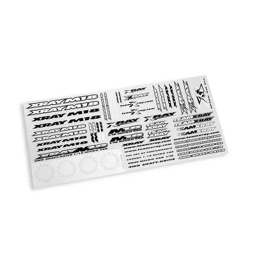 XRAY M18 STICKER FOR BODY - WH - XY397340