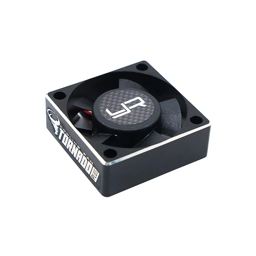 Yeah Racing Black Aluminium Case Tornado Plus 30x30x10mm High Speed Cooling Fan