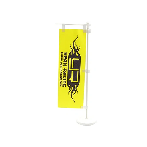 Yeah Racing Yellow Flag w/ Plastic Stand