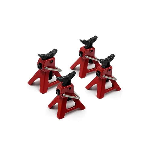 Yeah Racing Red Aluminium Height Adjustable Jack 4Pcs