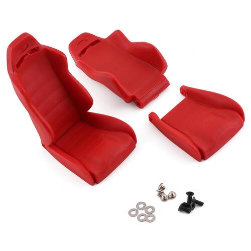 Yeah Racing 1/10 Crawler Plastic Seats (Red) (2)