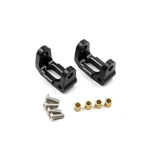 Yeah Racing Aluminium Front Hub Carriers (C-Hubs) 2Pcs - Black
