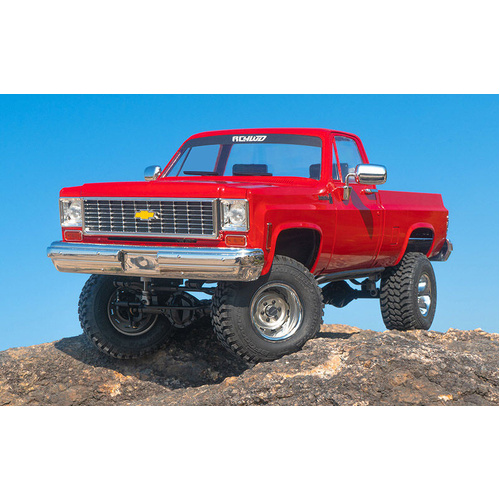 RC4WD Trail Finder 2 "LWB" W/ Chevrolet K10 Scottsdale Hard Body Set Red RTR - Z-RTR0066