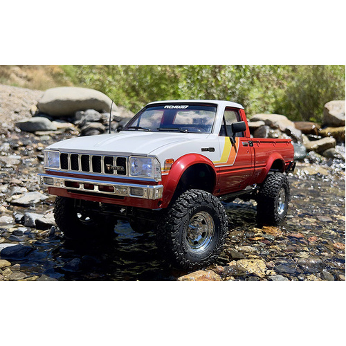 RC4WD Trail Finder 2 4WD Electric Trail Truck w/1982 Toyota Pickup Hard Body Set Red - Z-RTR0070