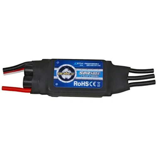 Flex Innovations ZTW 50A Brushless ESC, Mamba 10 G2