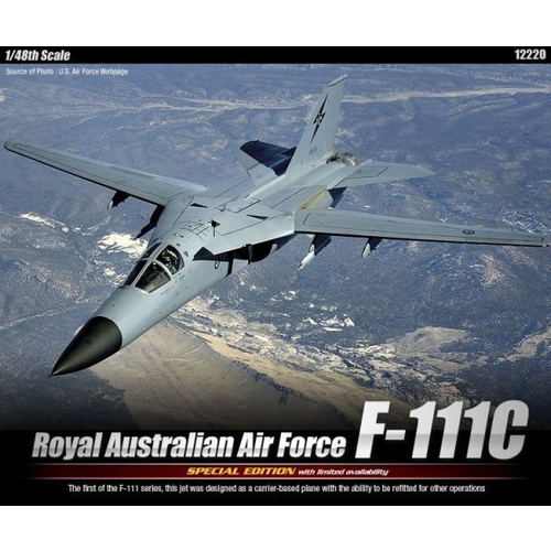 Academy 12220 1/48 Royal Australian Air Force F-111C: LE *Aus Decals*