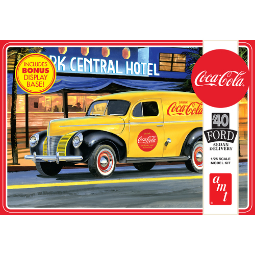 AMT 1/25 1940 Ford Sedan Delivery (Coca-Cola) Plastic Model Kit