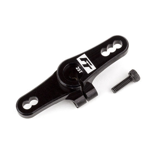 Team Associated FT Aluminum Clamping Throttle Servo Horn, 25T