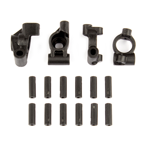 Team associated Rear Hubs, Caster Blocks, and Inserts Set 21507