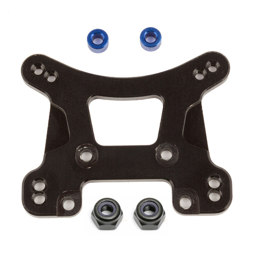 Team Associated FT 1:14 Front Shock Tower, black aluminum