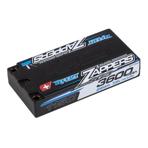 Zappers SG3 3600mAh 115C 7.6V LP Shorty