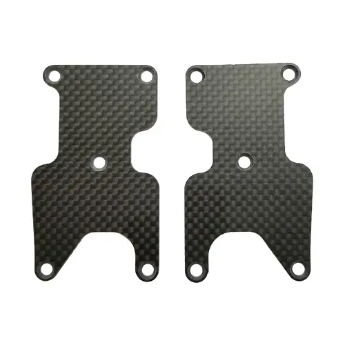 Team Associated RC8B3.2 FT Rear Suspension Arm Inserts, carbon fiber 1.2mm