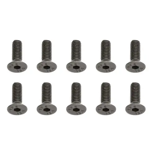 team associated Screws, 4x12 mm FHCS