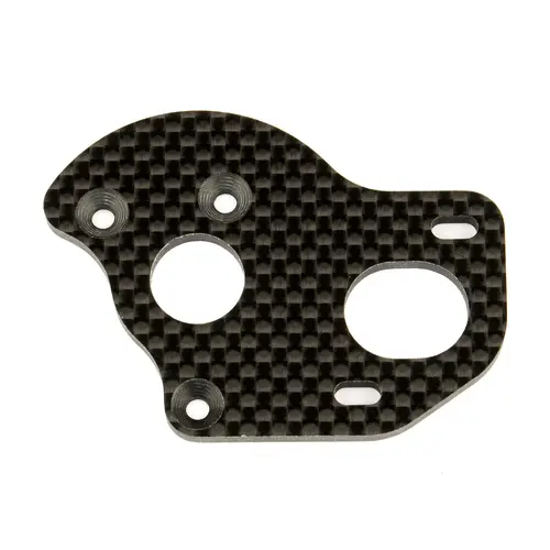 Team Associated FT Laydown/Layback Motor Plate, graphite