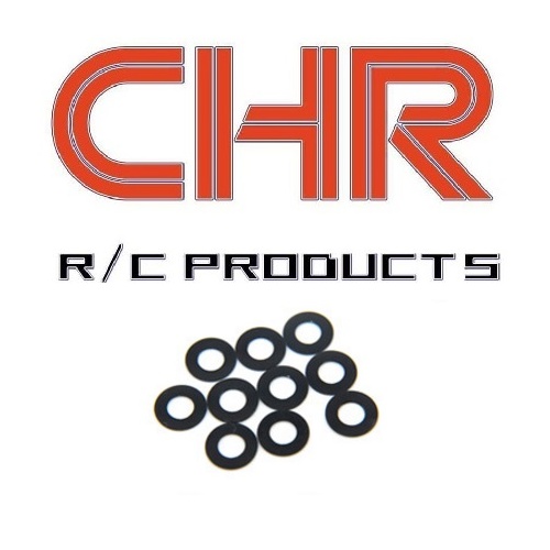CHR M3 Flat Washer 3.0mm 10pcs Black
