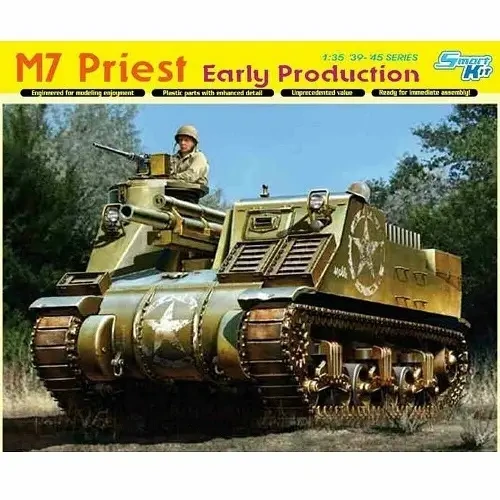 Dragon 6817 1/35 M7 Priest Early w/ Magic Track Plastic Model Kit