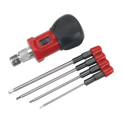 Dynamite 4 Piece Metric Hex Wrench Set with Handle