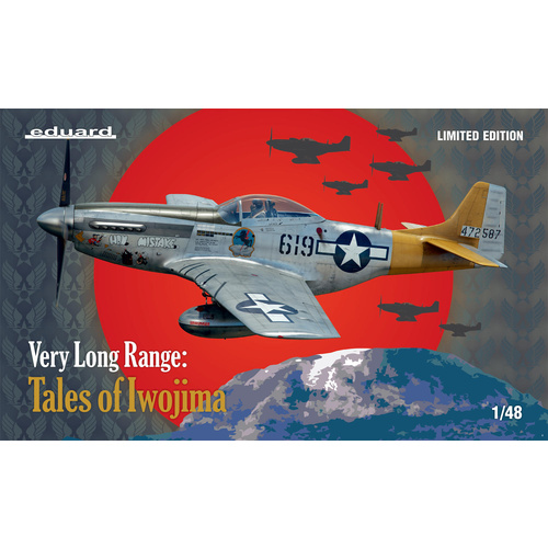 EDUARD 11142 1/48 US WWII FIGHTER P-51D, VERY LONG RANGE: TALES OF IWOJIMA LIMITED EDITION