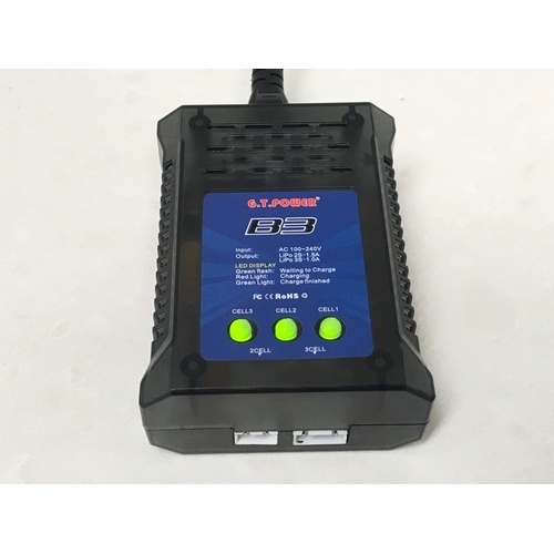 Gt power 2-3 cell lipo charger GTB3
