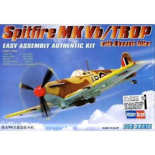 Hobbyboss 1:72 Spitfire Mk.Vb Trop