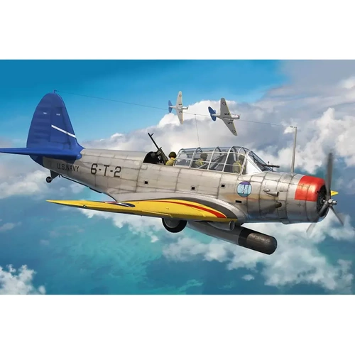 HobbyBoss 1/48 TBD-1 Devastator Fighter Scaled Plastic Model Kit - HB81783
