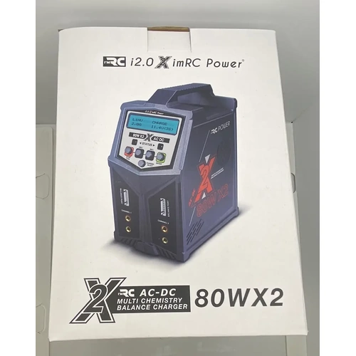 IM RC DUAL CHARGER 2X80W AC/DC 7AMP BALANCE CHARGER - LIPO - LIFE - NICD -NIMH - PB - iM014